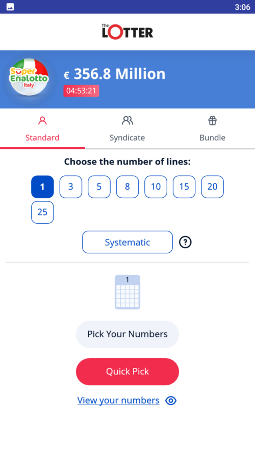 Explore The Lottery app design and navigation with screenshots