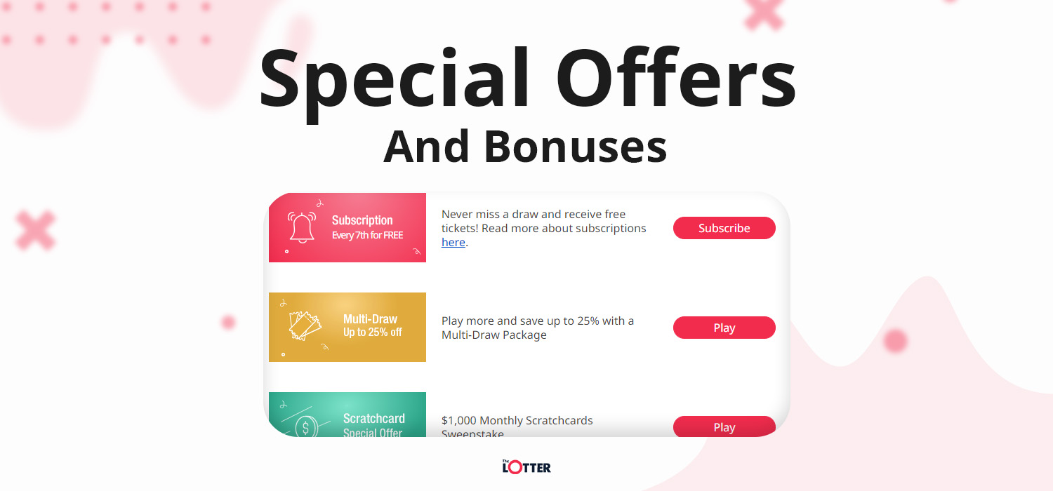 special offers and bonuses