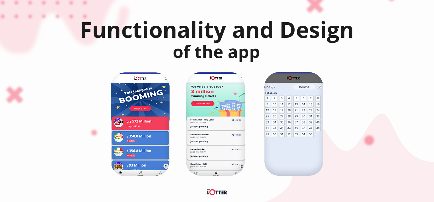 the lotter app – functionality and design